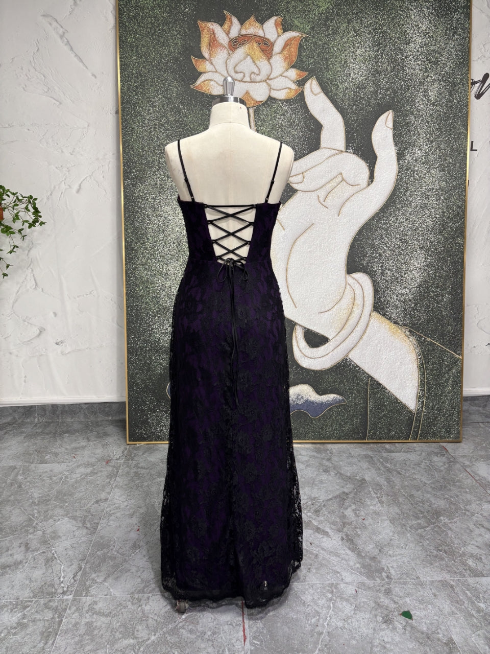 Criss-Cross Back Prom Dress