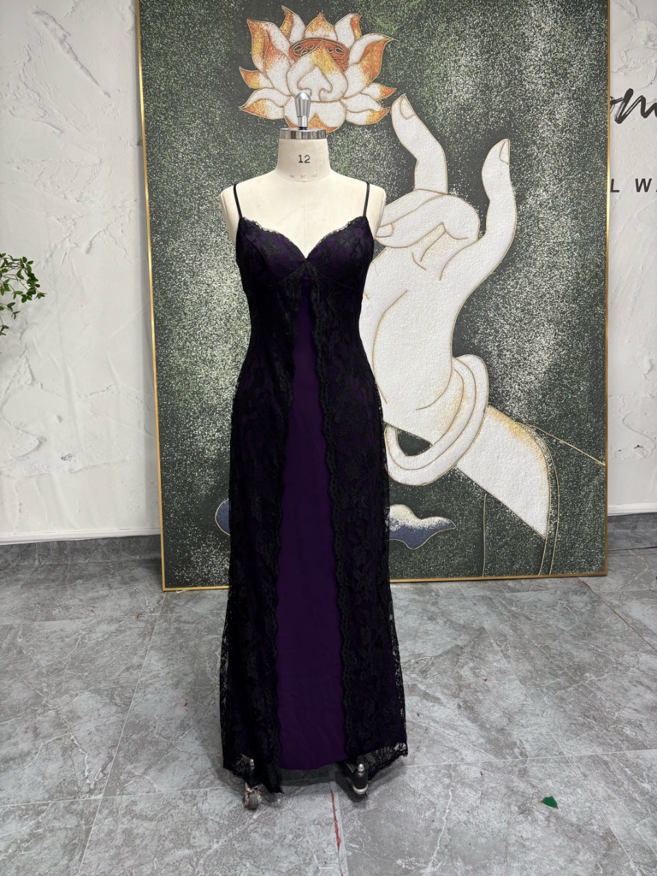 Black 90s Slip Dress