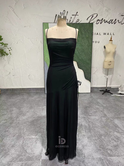 Black and Green Party Dress
