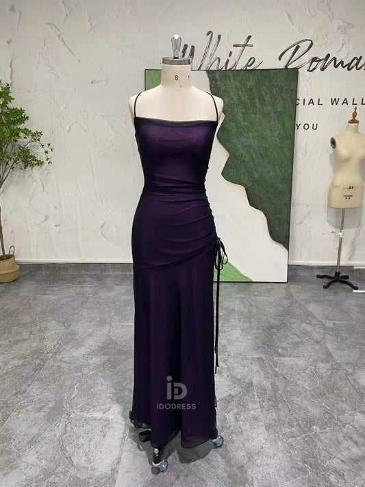 Black and Purple Summer Prom Dress