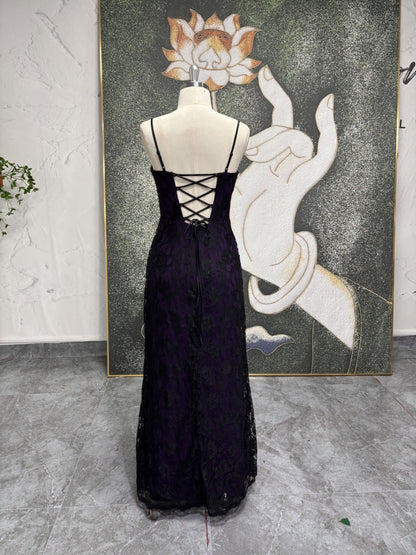 Criss-Cross Back Prom Dress
