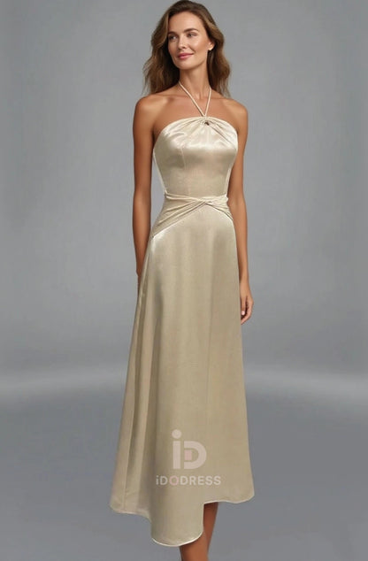 Sleeveless Tea Length Party Dress 