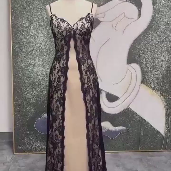 Sexy Slit Minimalist Evening Dress